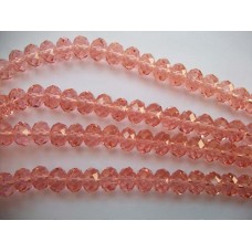 Chinese Crystal Rondelle 8mm x 12mm